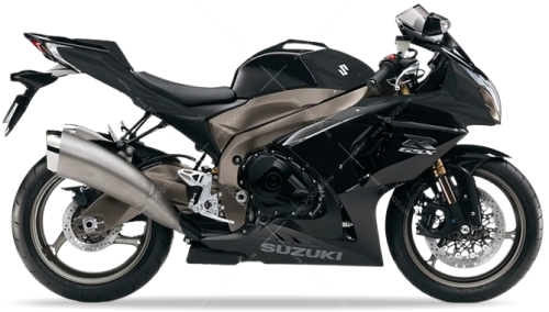 Suzuki GSX R 1000 2010 2011 Black 019 Mat Titanium YMC fooqs naklejki stickers decals aufkleber adesivi adesivo autocollants