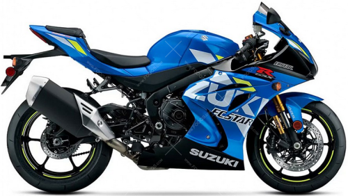 Suzuki GSX R 1000R 2019 2020 Blue YSF fooqs naklejki stickers decals aufkleber adesivi adesivo autocollants