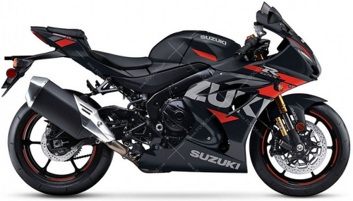 Suzuki GSX R 1000R 2021 2022 Mat Black No.2 4TX fooqs naklejki stickers decals aufkleber adesivi adesivo autocollants