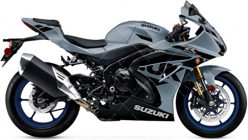 Suzuki GSX R 1000R 2022 Black Mat No.2 YKV Grey CB8 fooqs naklejki stickers decals aufkleber adesivi adesivo autocollants