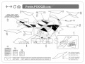 Suzuki GSX R 600 1997 Gray 17U Red 28V fooqs naklejki stickers decals aufkleber adesivi adesivo oem