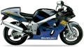 Suzuki GSX R 600 1997 Black 33J Blue Y0P fooqs naklejki stickers decals aufkleber adesivi adesivo autocollants
