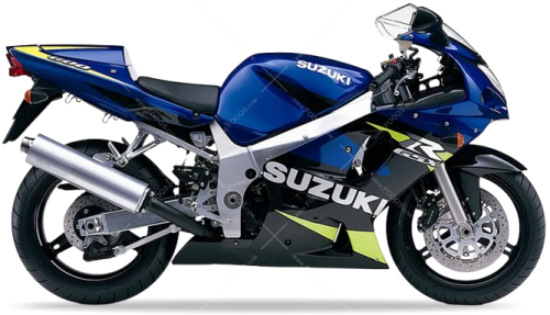 Suzuki GSX R 600 2001 Blue YC2 Black 33J fooqs naklejki stickers decals aufkleber adesivi adesivo autocollants