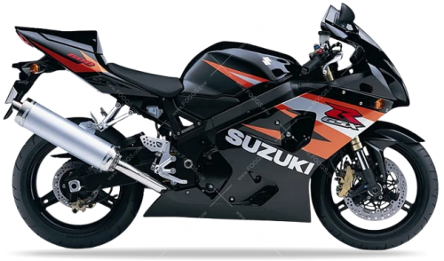 Suzuki GSX R 600 2004 Black 019 fooqs naklejki stickers decals aufkleber adesivi adesivo autocollants