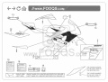 Suzuki GSX R 600 2004 Black 019 fooqs naklejki stickers decals aufkleber adesivi adesivo oem
