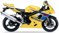 Suzuki GSX R 600 2005 Yellow YEC fooqs naklejki stickers decals aufkleber adesivi adesivo autocollants