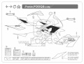 Suzuki GSX R 600 2005 Yellow YEC fooqs naklejki stickers decals aufkleber adesivi adesivo oem