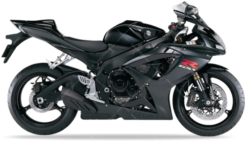 Suzuki GSX R 600 2006 Black 019 fooqs naklejki stickers decals aufkleber adesivi adesivo autocollants