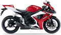 Suzuki GSX R 600 2007 Red YHH White YBD fooqs naklejki stickers decals aufkleber adesivi adesivo autocollants