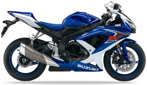 Suzuki GSX R 600 2008 Blue YKY White YBD fooqs naklejki stickers decals aufkleber adesivi adesivo autocollants