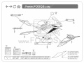 Suzuki GSX R 600 2009 Blue YSF White YBD fooqs naklejki stickers decals aufkleber adesivi adesivo oem
