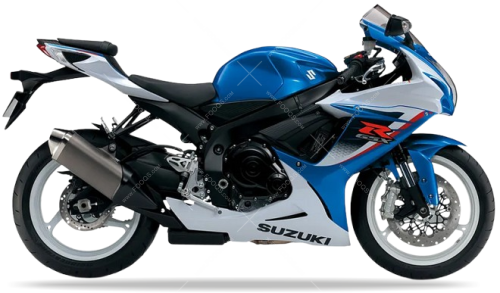 Suzuki GSX R 600 2013 Blue YSF White YWW fooqs naklejki stickers decals aufkleber adesivi adesivo autocollants