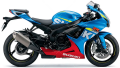 Suzuki GSX R 600 2016 Blue YSF fooqs naklejki stickers decals aufkleber adesivi adesivo autocollants