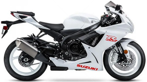 Suzuki GSX R 600 2020 White YWW fooqs naklejki stickers decals aufkleber adesivi adesivo autocollants