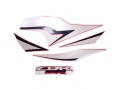 Honda CBR 600 RR 2009 white NHA66KB fooqs naklejki stickers decals aufkleber oem stickers pegatinas