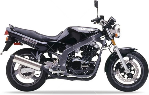 Suzuki GS 500 E 1996 black 33J fooqs naklejki stickers decals aufkleber oem motocyklowy sklep 贴纸 стикери за мотори