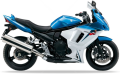 Suzuki Gsx 650F 2012 white blue motorstickers adesivi autocollants pegatinas oem naklejki Fooqs