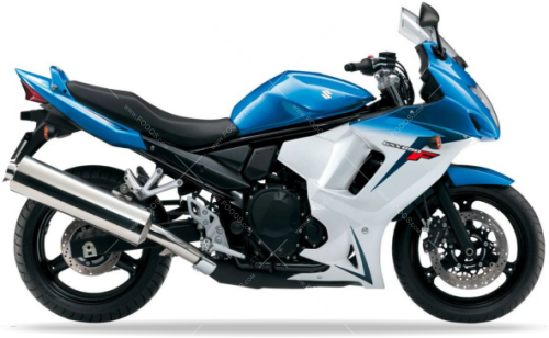 Suzuki Gsx 650F 2012 white blue motorstickers adesivi autocollants pegatinas oem naklejki Fooqs