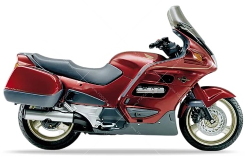 Honda ST 1100 Pan European 1996 1999 red R114 naklejki stickeren motorcycle oem parts etiketler