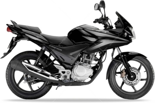 Honda CBF 125 2009 2012 black NH1 fooqs naklejki stickers decals aufkleber oem lipéad etiketler autocollants moto