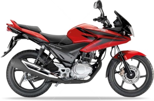 Honda CBF 125 2009 2012 red R321 fooqs naklejki stickers decals aufkleber oem lipéad etiketler autocollants moto