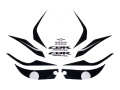 Honda CBR 1000 RR 2008 2009 USA red R334 fooqs stickers aufkleber naklejki autocollants adesivi motorstickers