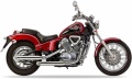 Honda VT 600 Shadow Custom 1993 1995 red R101B fooqs naklejki stickers decals aufkleber oem tarra mootorrata kleebised autocolantes
