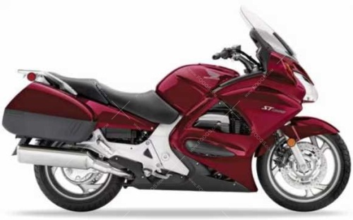 Honda ST 1300 Pan European USA 2005 red R151 naklejki fooqs stickers autocolllants