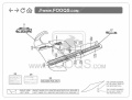 Honda CBR 1000F 1988 Granite Blue PB184K fooqs naklejki stickers decals aufkleber adesivi adesivo oem