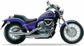 Honda VT 600 Shadow VLX Deluxe 1998 2000 blue PB308 fooqs naklejki stickers decals oem autocolants