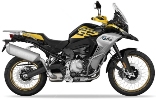 BMW F 850 GS Adventure 2021 Black storm fooqs stickers aufkleber