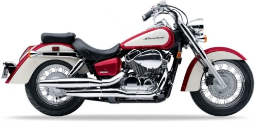 Honda VT 750 Shadow Aero 2008 red R101X fooqs naklejki stickers decals aufkleber oem nálepky na motorku adesivos de moto autocolantes
