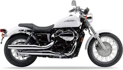 Honda VT 750 Shadow RS 2010 2013 white NH341 fooqs naklejki stickers decals aufkleber oem kleebised tarra autocolants