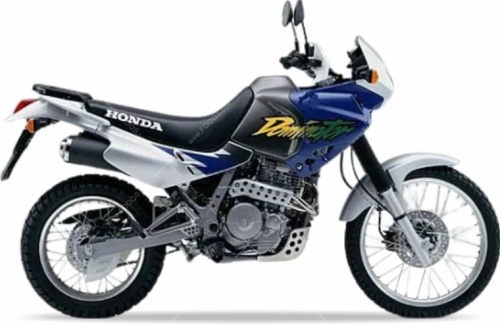 Honda NX 650 Dominator 1996 2001 blue PB270E fooqs naklejki stickers decals aufkleber oem tarrat