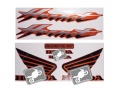 Honda CB 600 F Hornet 2005 2006 Orange YR254 fooqs naklejki stickers decals aufkleber oem pegatinas autocolantes lipuķi parts