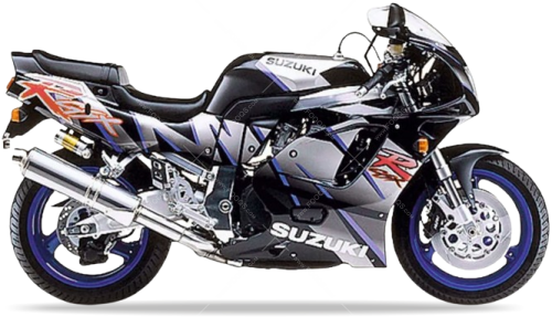 Suzuki GSX R 750 1992 Black 33J Silver YD8 fooqs naklejki stickers decals aufkleber adesivi adesivo autocollants