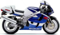 Suzuki GSX R 750 1999 Blue 1LF White OJW fooqs naklejki stickers decals aufkleber adesivi adesivo autocollants