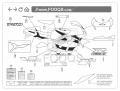 Suzuki GSX R 750 1999 Blue 1LF White OJW fooqs naklejki stickers decals aufkleber adesivi adesivo oem