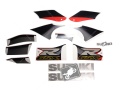 Suzuki GSX R 750 1999 Red Y7M Black 33J fooqs naklejki stickers decals aufkleber adesivi adesivo