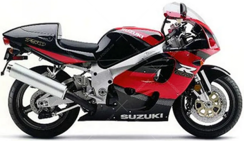 Suzuki GSX R 750 1999 Red Y7M Black 33J fooqs naklejki stickers decals aufkleber adesivi adesivo autocollants
