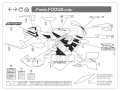 Suzuki GSX R 750 1997 Silver Gray No 2 G7V fooqs naklejki stickers decals aufkleber adesivi adesivo oem