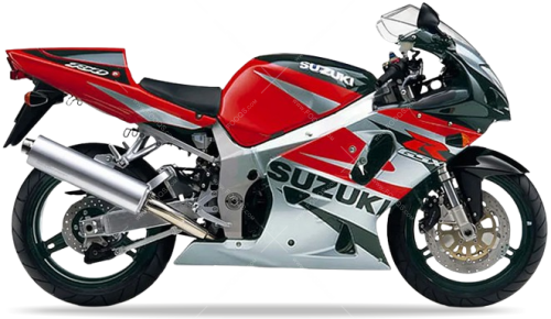 Suzuki GSX R 750 2002 Black Y7L Red Y7M fooqs naklejki stickers decals aufkleber adesivi adesivo autocollants