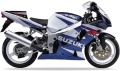 Suzuki GSX R 750 2001 Blue 1LF White OJW fooqs naklejki stickers decals aufkleber oem motorsykkelklistremerker motocikla uzlīmes pegatinas