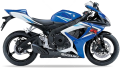 Suzuki GSX R 750 2006 Blue YKY White YBD fooqs naklejki stickers decals aufkleber adesivi adesivo autocollants