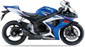Suzuki GSX R 750 GSXR GSXR750 2007 Blue YKY White YBD fooqs naklejki stickers decals aufkleber adesivi adesivo autocollants