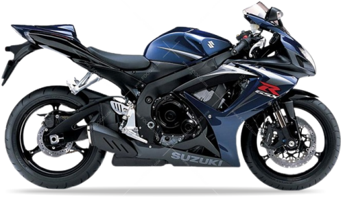 Suzuki GSX R 750 2007 blue YBA black 019 fooqs naklejki stickers decals aufkleber adesivi adesivo oem original