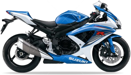 Suzuki GSX R 750 2009 Blue YSF White YBD fooqs naklejki stickers decals aufkleber adesivi adesivo autocollants