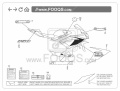 Suzuki GSX R 750 2010 White YBD Mat Blue fooqs naklejki stickers decals aufkleber adesivi adesivo oem