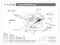 Suzuki GSX R 750 2010 Brown Mat Titanium Silver fooqs naklejki stickers decals aufkleber adesivi adesivo oem