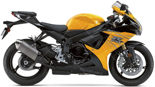 Suzuki GSX R 750 2012 Yellow YMF Black YVB fooqs naklejki stickers decals aufkleber adesivi adesivo autocollants